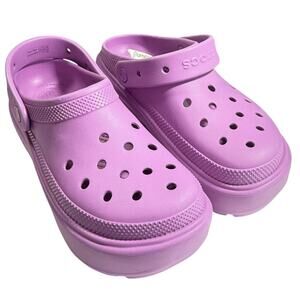 Crocs Stomp Clog unisex Pink Casual Slip On Platform Sandal SZ/ Women's /11-M-9